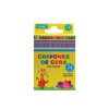 Crayones de Cera, 7 mm x 90 mm, Caja x 24 Colores